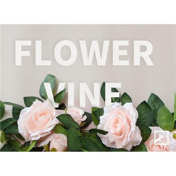 5Pcs 32.5FT Pink Flower Garland Fake Rose Vines Faux Artificial Floral Garland - Picture 4 of 7